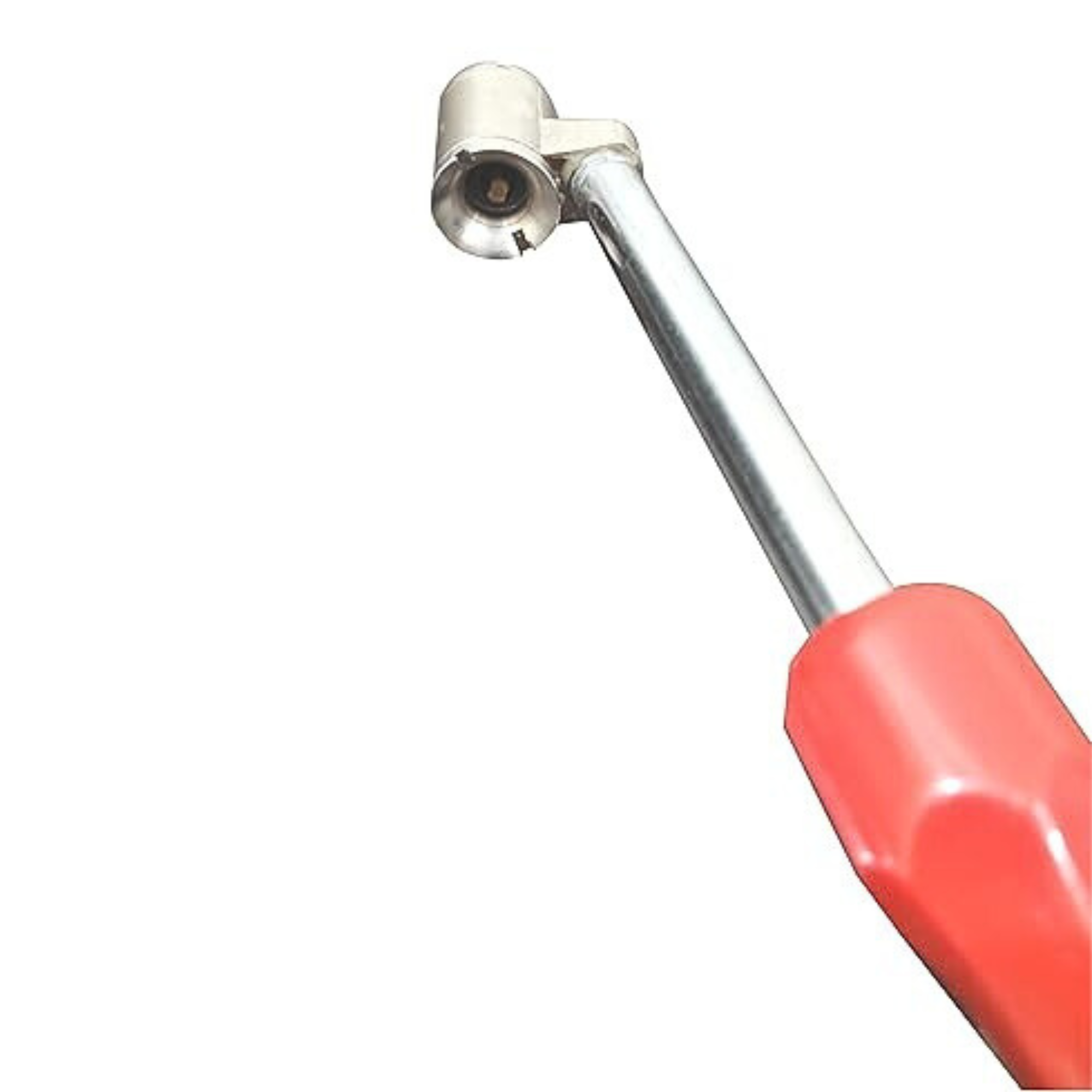 Heavy Duty Premium Tire Pressure Rod Gauge 0-200 PSI with Red Protective Cover