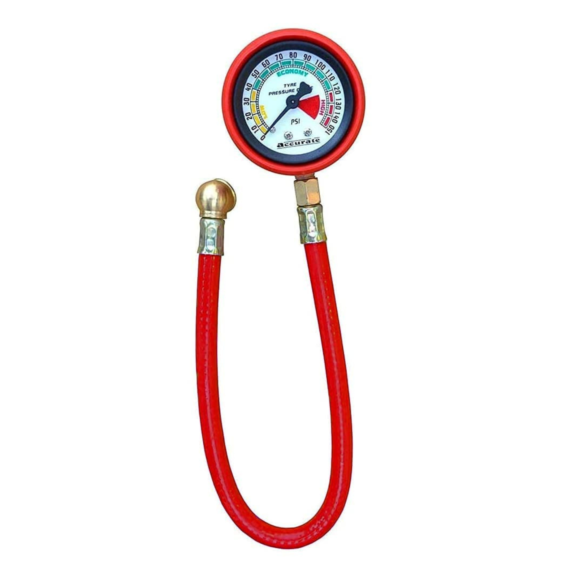 200 PSI Heavy Duty Pressure Air Pipe Gauge for Tyres